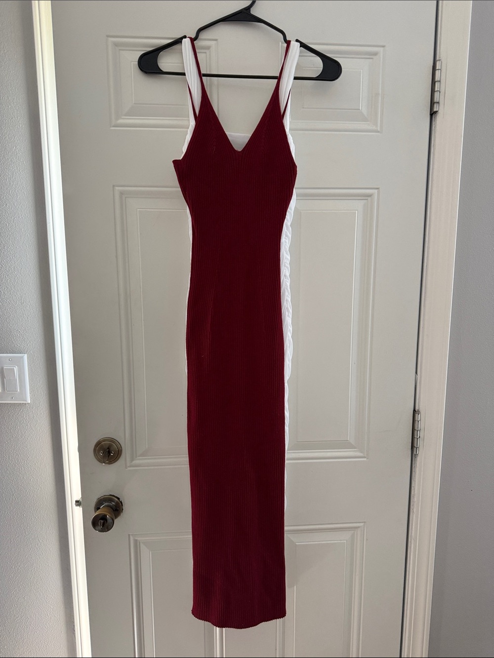 Source Unknown Burgundy Maxi Dress